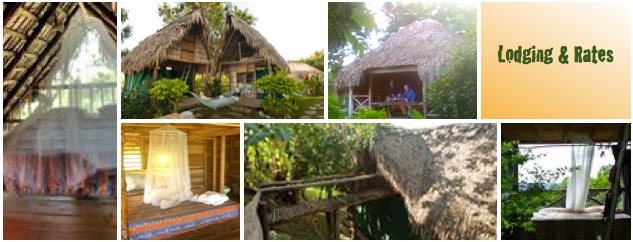 Lodging options Tubagua Plantation Eco Village
