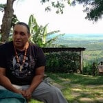 Taino Indian visits Tubagua Eco Lodge